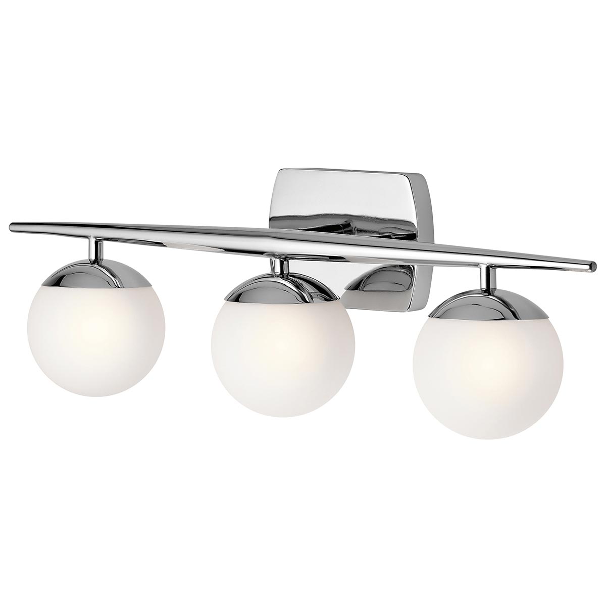 Jasper 62cm Polert krom baderomslampe Fra Elstead Lighting - Det stilige designet gj&oslash;r lampen b&aring;de praktisk og dekorativ p&aring; badet, med mulighet for &aring; montere den opp eller ned.