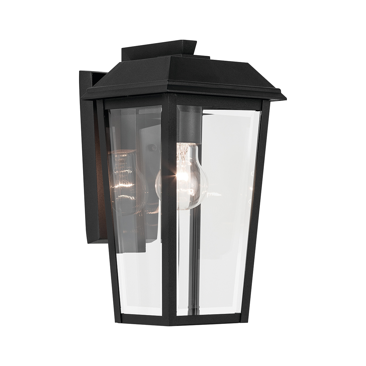 Mathus Svart utendørslampe Fra Elstead Lighting - Mathus er IP44-klassifisert for utend&oslash;rs bruk og er ideell for inngangspartier, terrasser eller langs fasaden p&aring; et hus.
