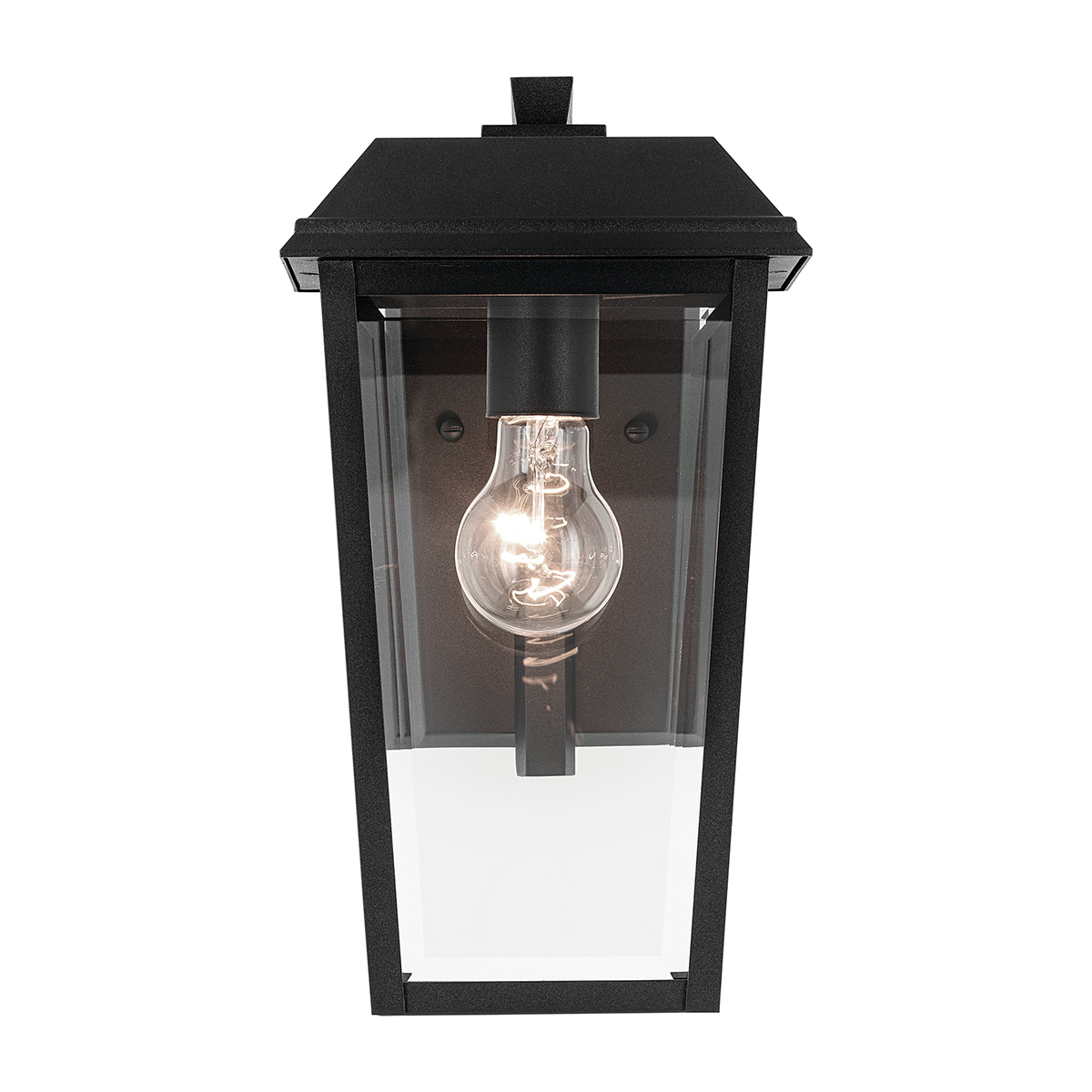 Mathus Svart utendørslampe Fra Elstead Lighting - Mathus er IP44-klassifisert for utend&oslash;rs bruk og er ideell for inngangspartier, terrasser eller langs fasaden p&aring; et hus.