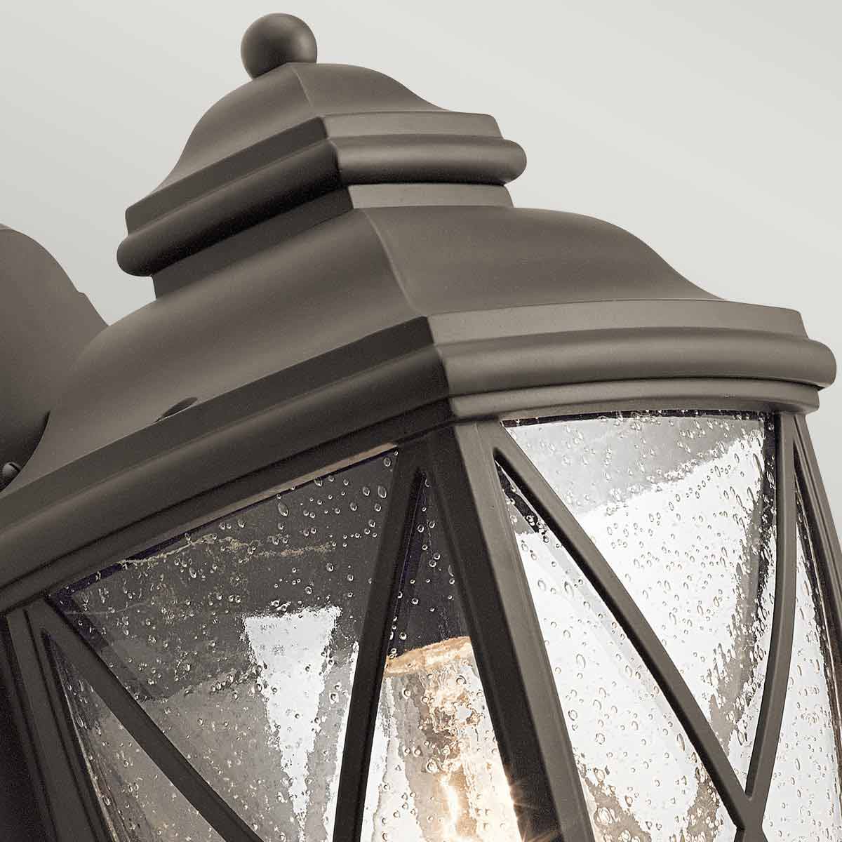 Tangier Antikk bronse utendørslampe Fra Elstead Lighting - Tanger vegglampe i bronse har en klassisk lanternedesign som minner om historiske nabolag.