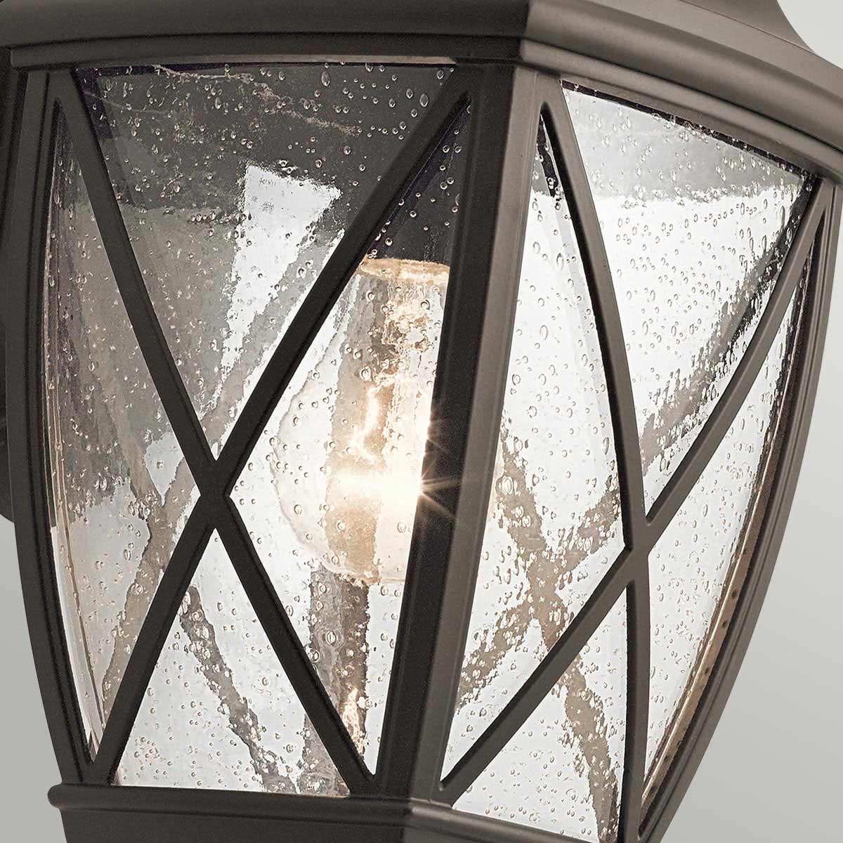 Tangier Antikk bronse utendørslampe Fra Elstead Lighting - Tanger vegglampe i bronse har en klassisk lanternedesign som minner om historiske nabolag.