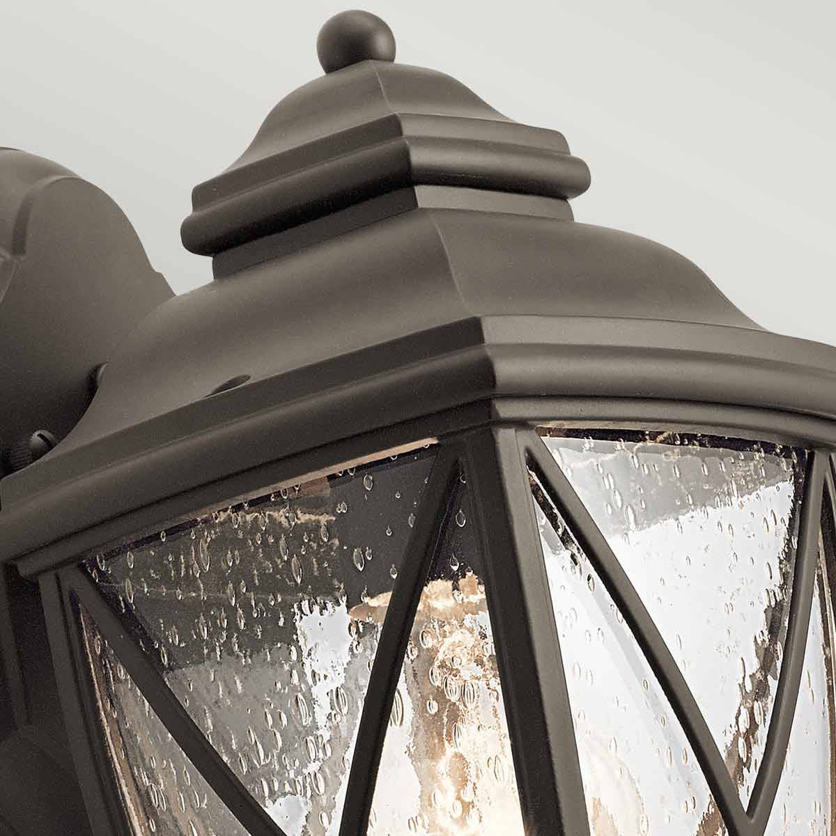 Tangier Antikk bronse utendørslampe Fra Elstead Lighting - Tanger vegglampe i bronse har en klassisk lanternedesign som minner om historiske nabolag.