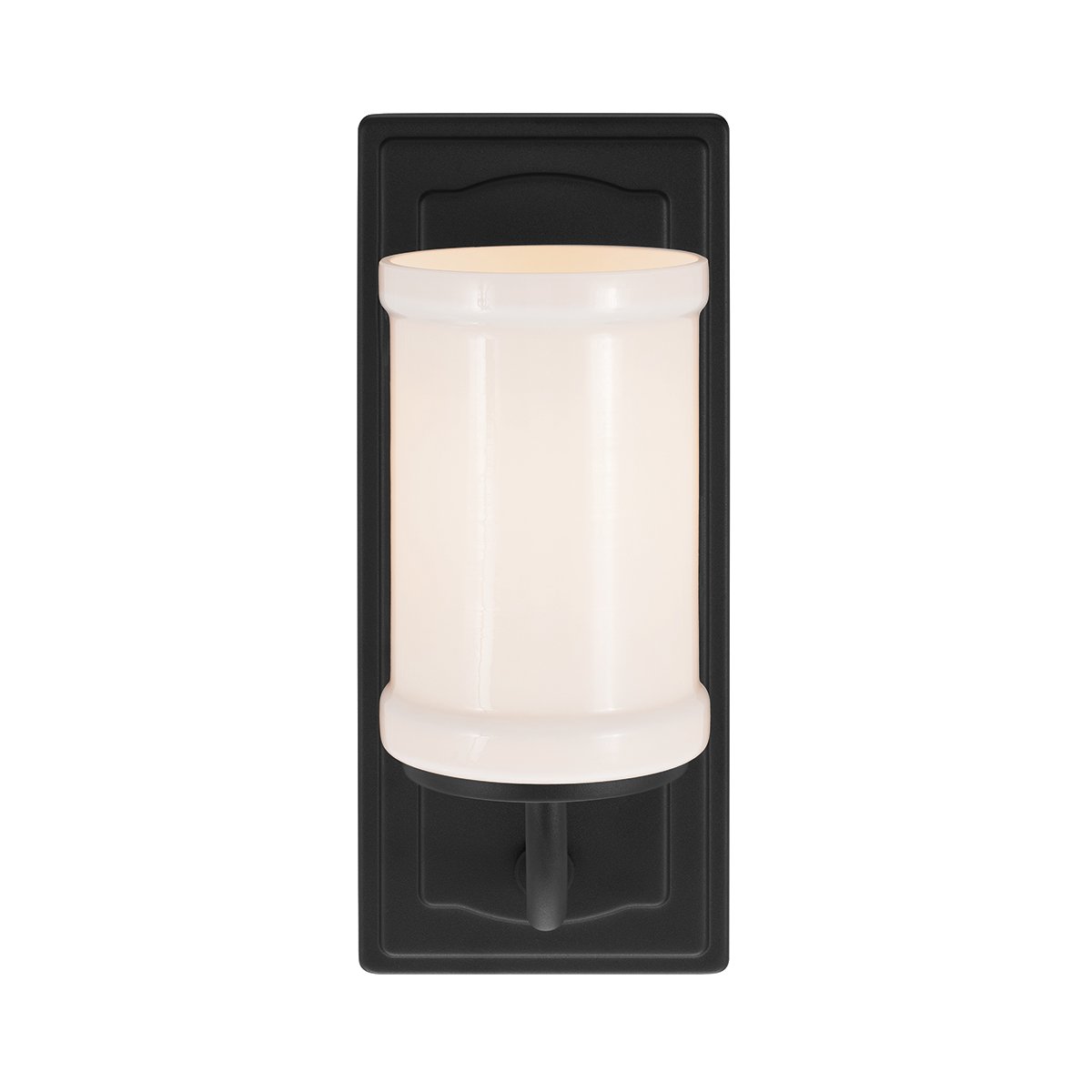 Vetivene 30cm Svart baderomslampe Fra Elstead Lighting - Vetivene er en elegant vegglampe til badet som kombinerer en klassisk form med stilige materialer.