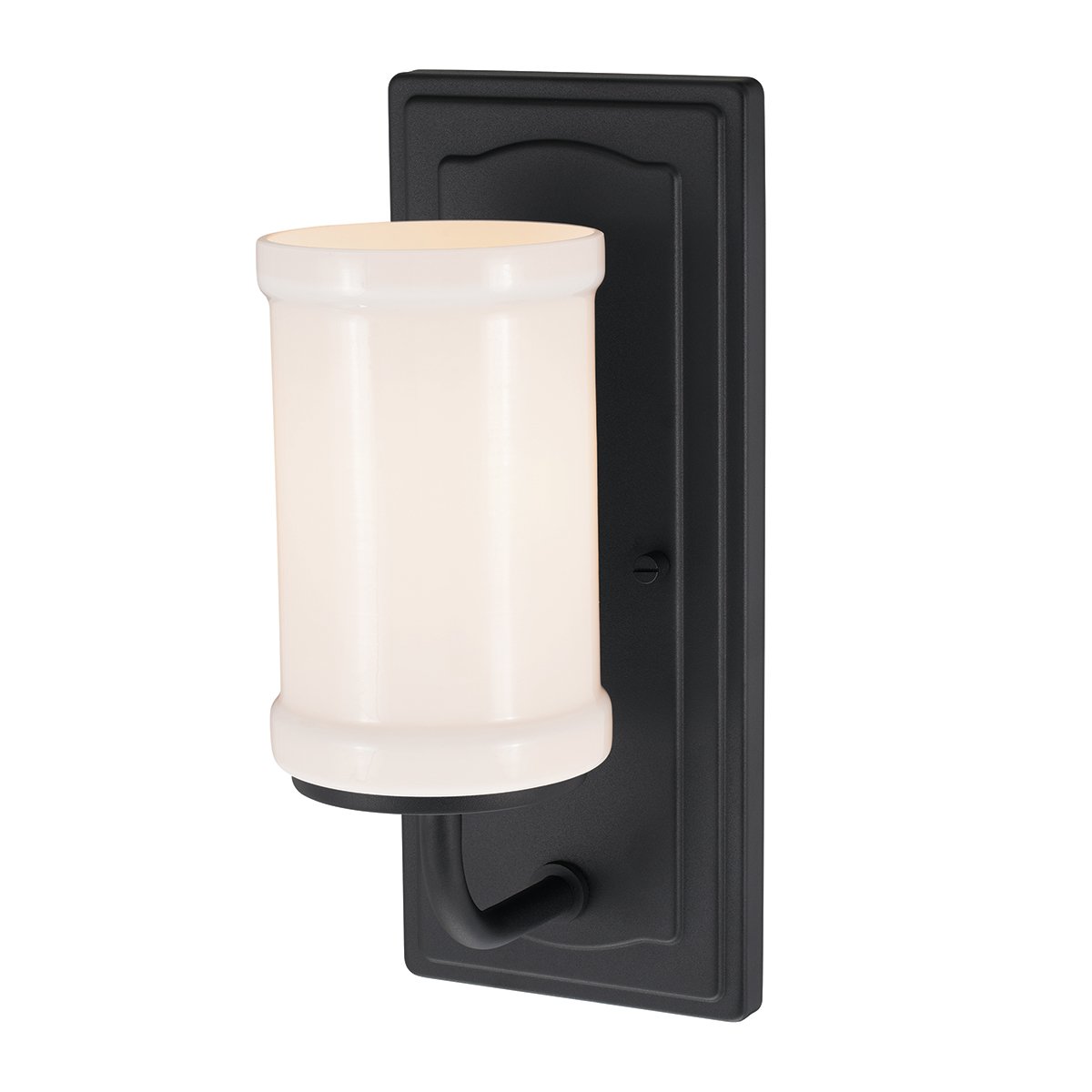 Vetivene 30cm Svart baderomslampe Fra Elstead Lighting - Vetivene er en elegant vegglampe til badet som kombinerer en klassisk form med stilige materialer.