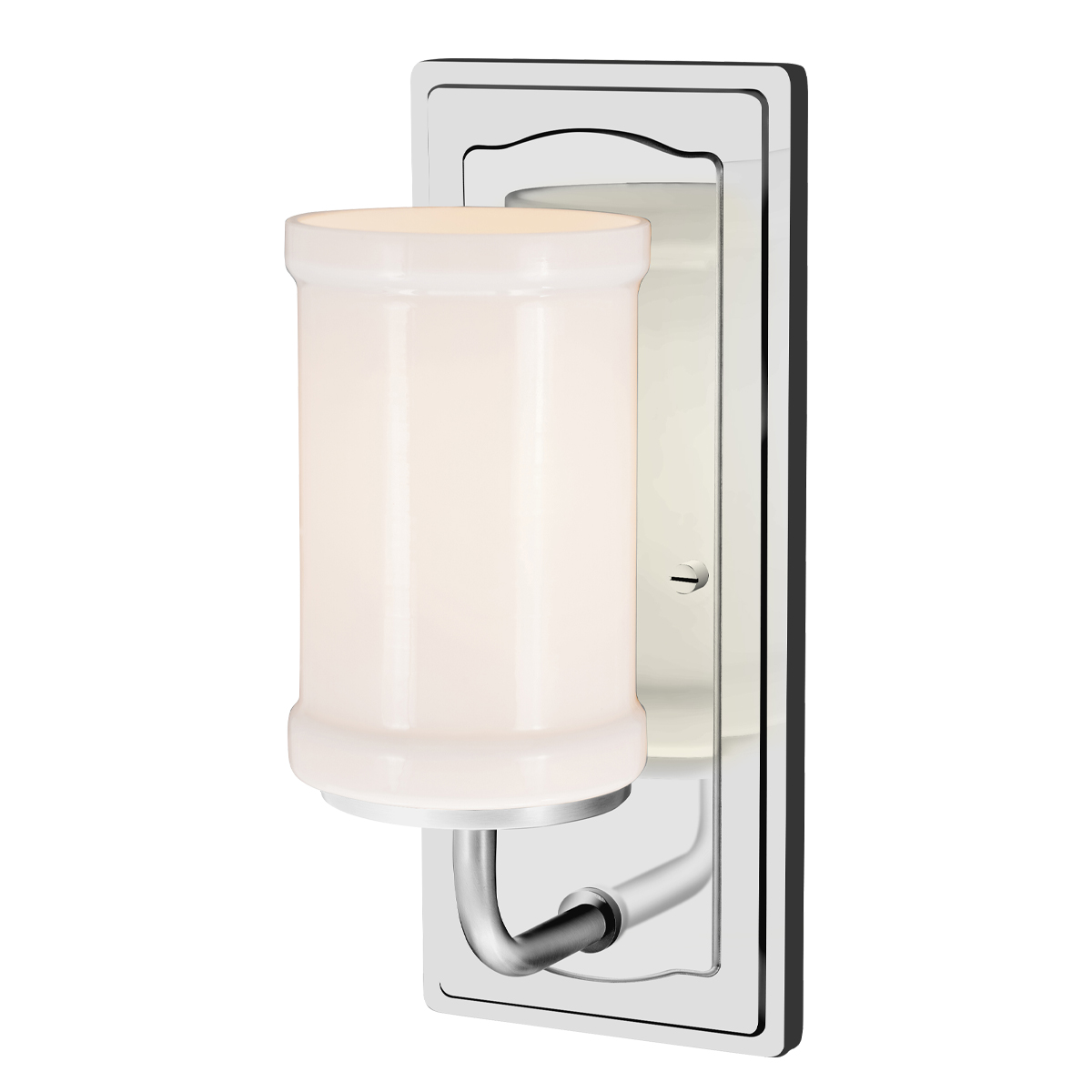 Vetivene 30cm Krom baderomslampe Fra Elstead Lighting - Vetivene er en elegant vegglampe til badet som kombinerer en klassisk form med stilige materialer.
