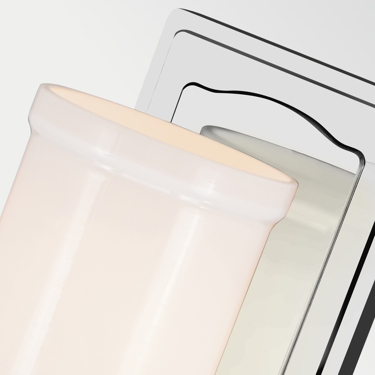 Vetivene 30cm Krom baderomslampe Fra Elstead Lighting - Vetivene er en elegant vegglampe til badet som kombinerer en klassisk form med stilige materialer.