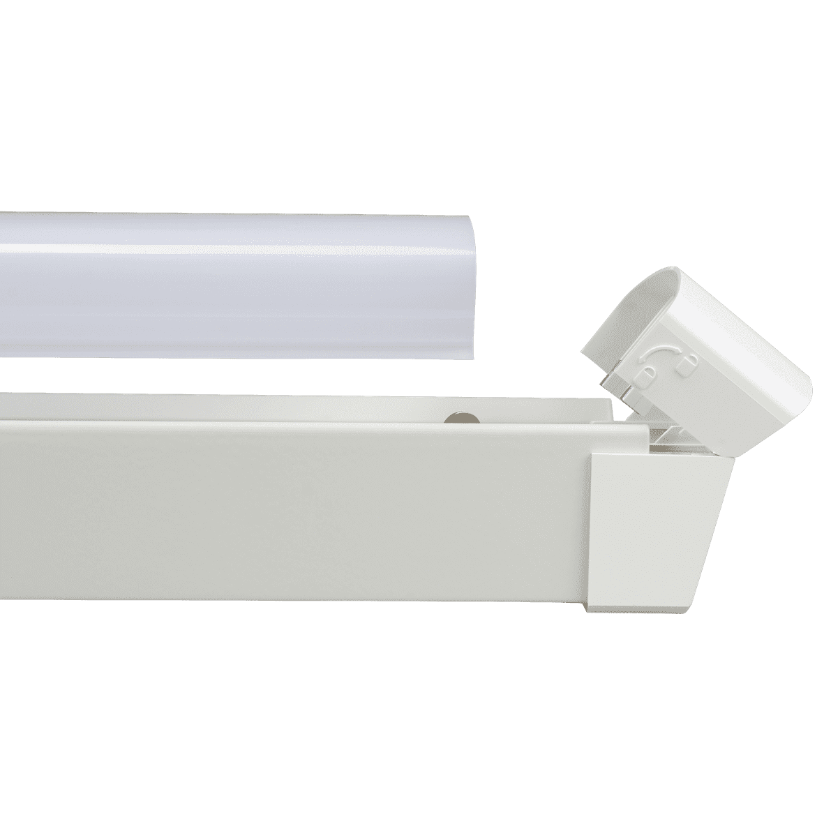 Liny Basic 4000K 130cm Hvit Fra Designlight - Liny Basic er en robust og energieffektiv industriarmatur med LED-teknologi, designet for generell belysning i industrielle og forretningsmilj&oslash;er der hvitt lys er &oslash;nsket.