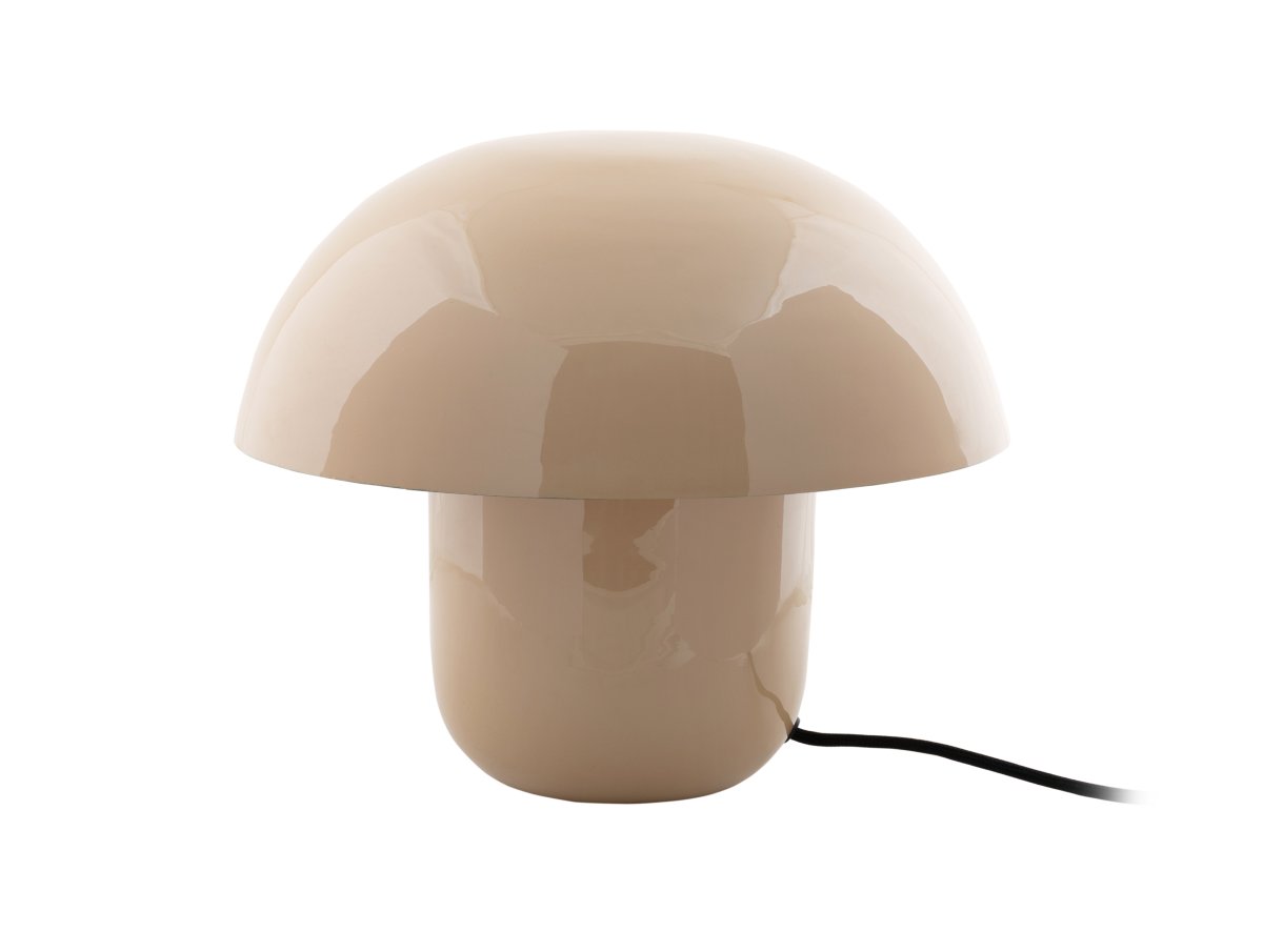 Mushroom 25cm Beige bordlampe Fra Leitmotiv - Perfekt som en dekorativ detalj i hjemmet, samtidig som den fungerer som et praktisk lyspunkt.