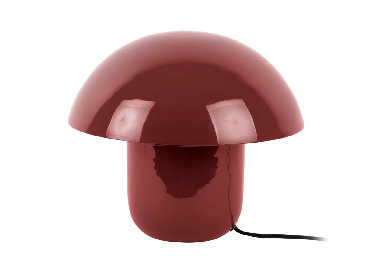 Mushroom 25cm RØD bordlampe Fra Leitmotiv - Perfekt som en dekorativ detalj i hjemmet, samtidig som den fungerer som et praktisk lyspunkt.