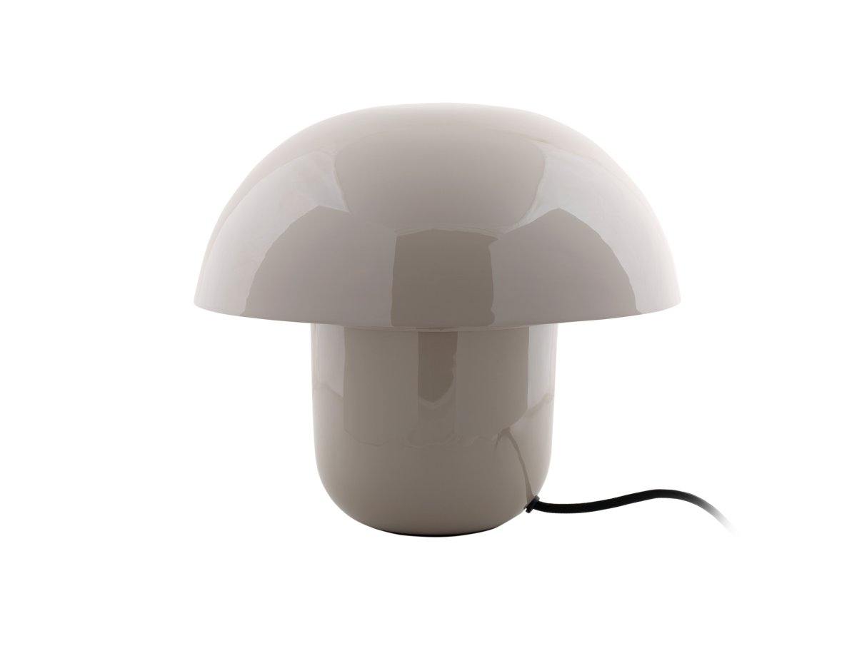 Mushroom 25cm Greige bordlampe Fra Leitmotiv - Perfekt som en dekorativ detalj i hjemmet, samtidig som den fungerer som et praktisk lyspunkt.