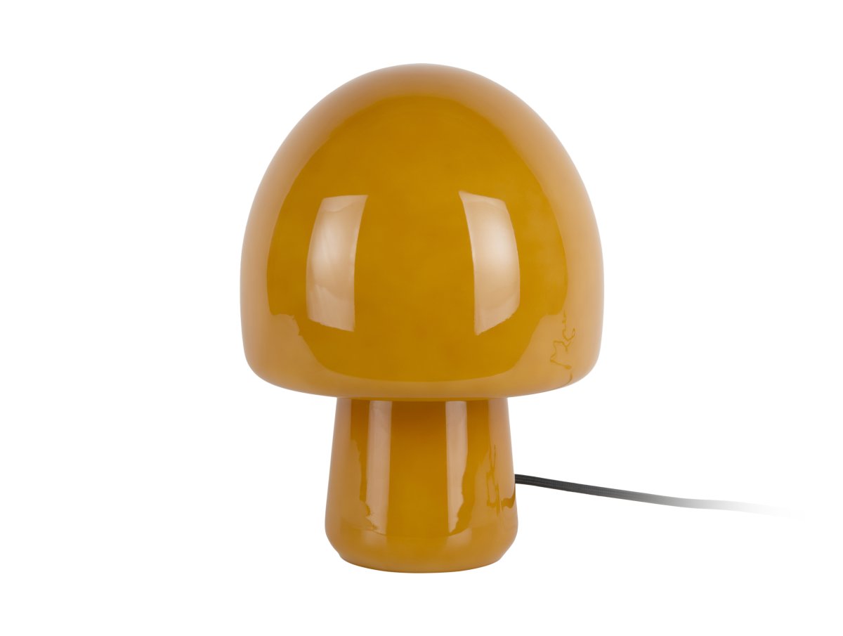 Gozar 27cm Gul bordlampe Fra Leitmotiv - Gozar er en stilig bordlampe i glass med en dyp gul skjerm som gir en varm og innbydende glød.