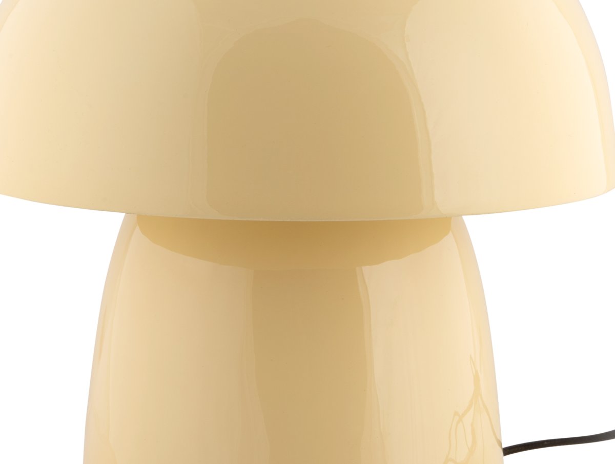 Masivo Seta 34cm Gul bordlampe Fra Leitmotiv - Lampens avrundede former skaper en harmonisk følelse og gjør den til en tydelig interiørdetalj.