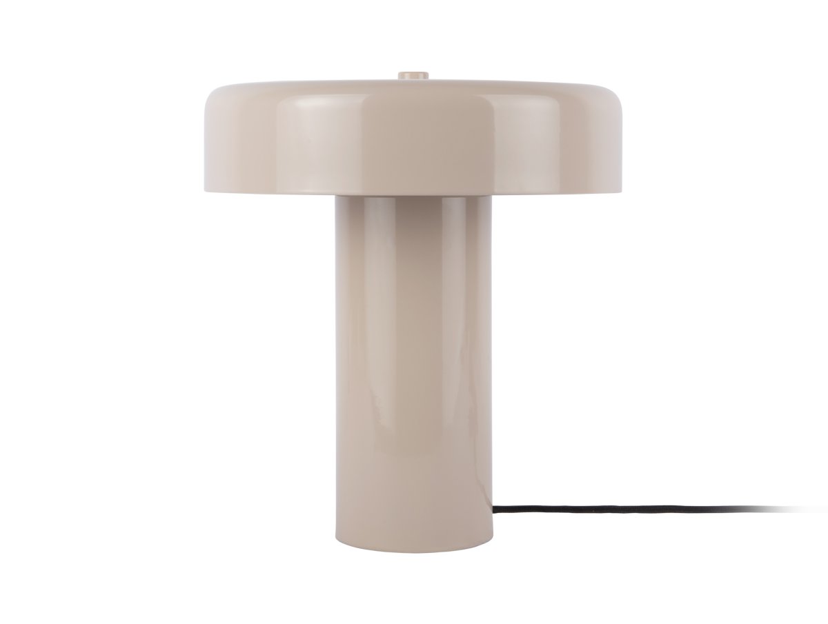Riqueza Palo 26cm Greige bordlampe Fra Leitmotiv - Riqueza Palo er en stilig bordlampe laget av metall med en blank overflate i en lys grå skjerm.