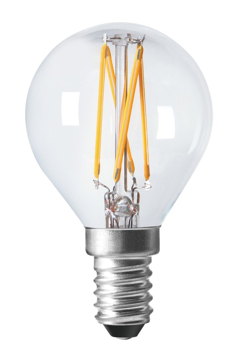 E14 4W Dim-to-warm 2850-2200K RA95 Fra Nordic Lighting - Med Dim-to-Warm-teknologi justeres fargetemperaturen fra 2850 K ned til 2200 K n&aring;r du dimmer, og gir alt fra sterkt arbeidslys til varmt og koselig lys.