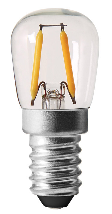 E14 1W dimbar 2700K RA95 Fra Nordic Lighting - Dekorativ E14 LED-p&aelig;re p&aring; 1 W som erstatter gl&oslash;dep&aelig;rer p&aring; omtrent 10 W.