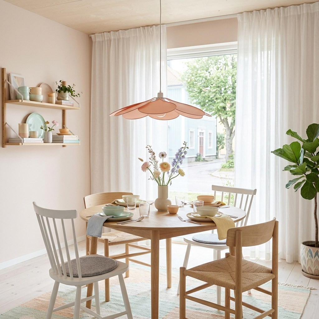 Magnolia Ø80 Rosa Taklampe Fra Cottex - Magnolia er en dekorativ taklampe med et lekent design inspirert av blomsterblader.