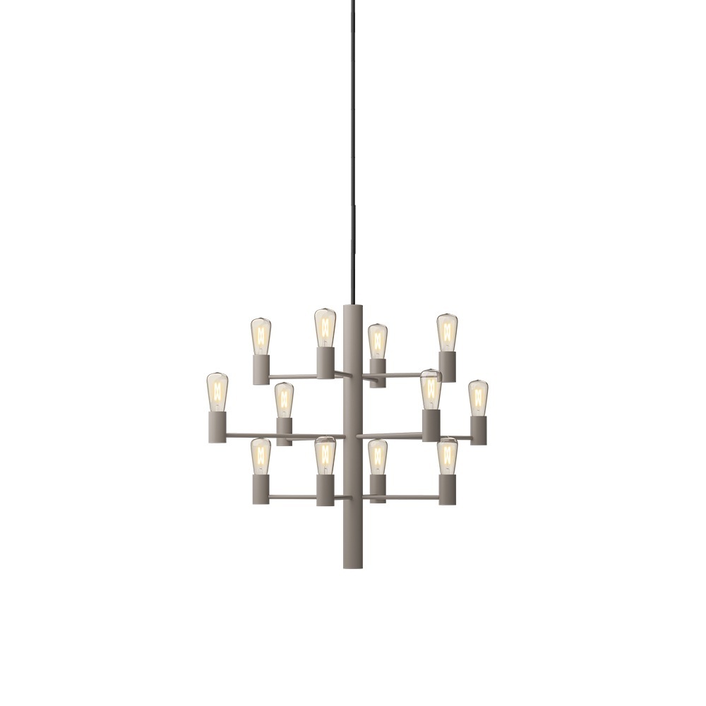 Manola 12 Ø60 Beige Taklampe Fra Herstal - Manola &auml;r exceptionell i sin design och skapar en magnifik atmosf&auml;r.