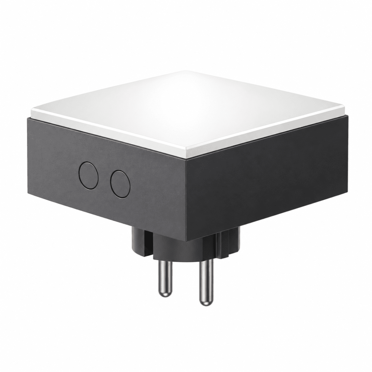 LAMP 1 - EU Svart Fra Avolt - Denne hendige lille lampen kobles direkte til stikkontakten (230V) og er perfekt som nattlampe eller stemningsbelysning i gangen, soverommet eller andre rom der du ønsker et mykt lys.