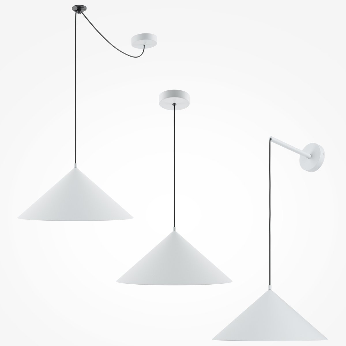 Basic colors Ø35 Hvit Taklampe Fra Maytoni - Den enkle, men sofistikerte formen gjør den til et utmerket valg for alle rom der du ønsker å skape et stilig og tidløst uttrykk.
