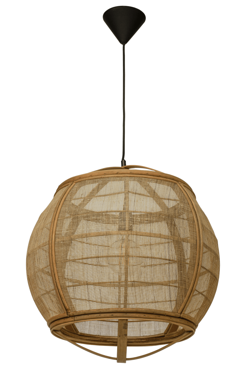 Borneo Ø50 Natur Taklampe Fra Aneta Lighting - Husk at naturlige trær kan variere i farge, struktur og grenmerking, noe som gjør hver lampe unik i sitt utseende.