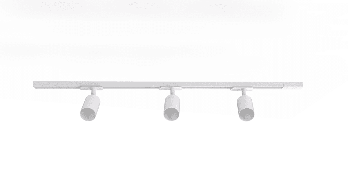 Forma 3-set Hvit Fra Nordic Lighting - Pakken inneholder:1 m skinne, 1 stk.