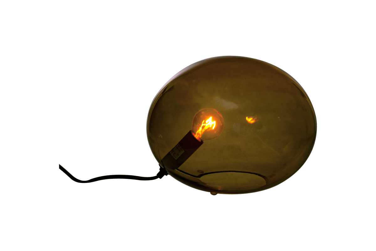 Globus 18cm Brun bordlampe Fra Aneta Lighting - 