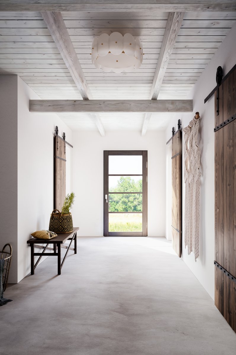 Omlott Ø53 Hvit plafond Fra By Rydéns - Omlott er et vakkert tak og med detaljene i messing tilfører det eleganse til rommet.