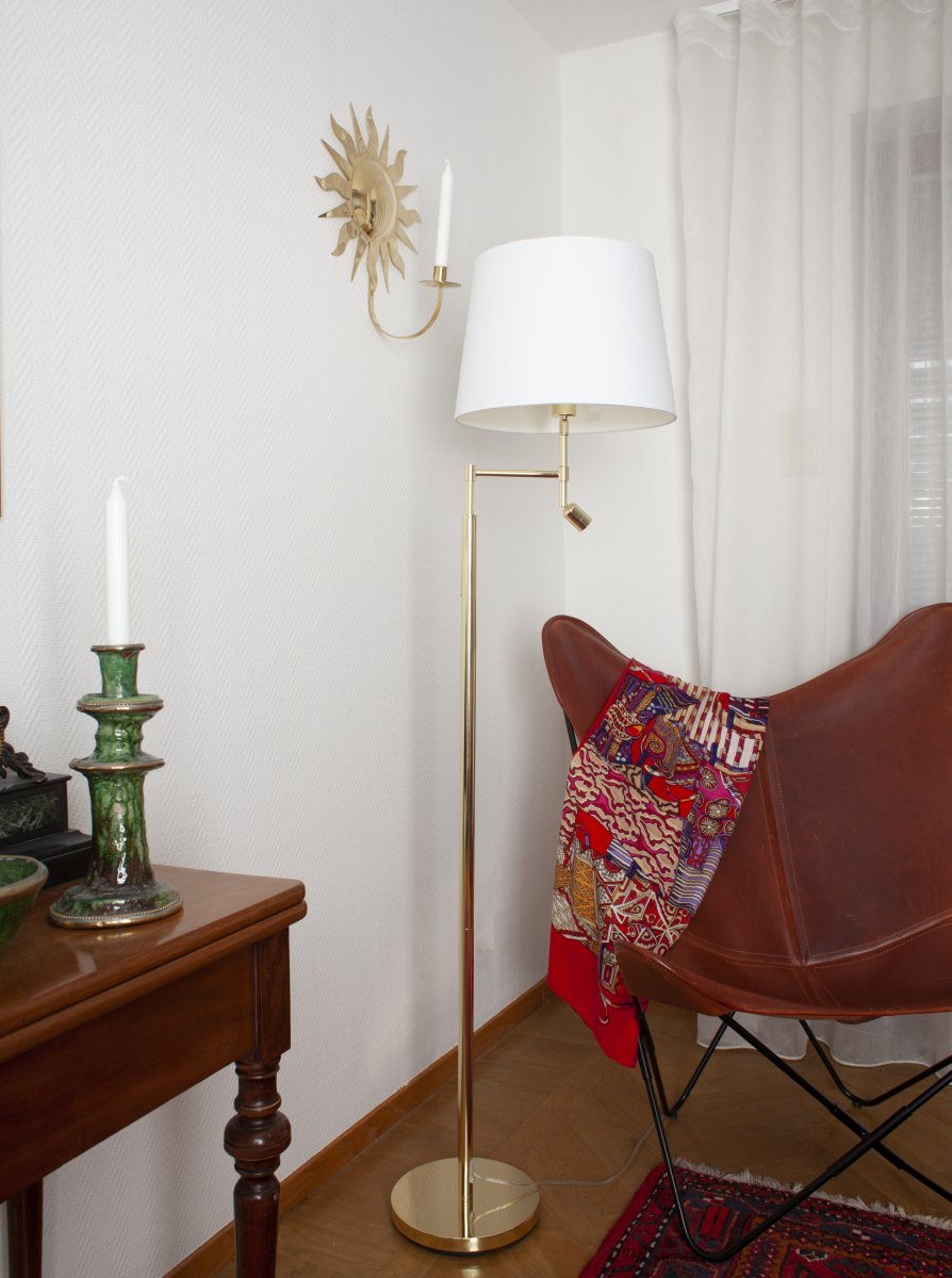 Orlando Messing gulvlampe Fra By Rydéns - Hvis LED-lampen for Orlando slutter å lyse, er det vanligvis på grunn av at LED-driveren er defekt, ikke LED-brikken.