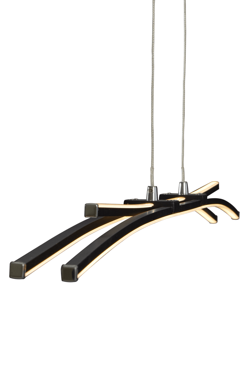 Svala 114cm Svart Taklampe Fra Aneta Lighting - Aluminium og 30W LED, lyskilden er integrert og kan dimmes.