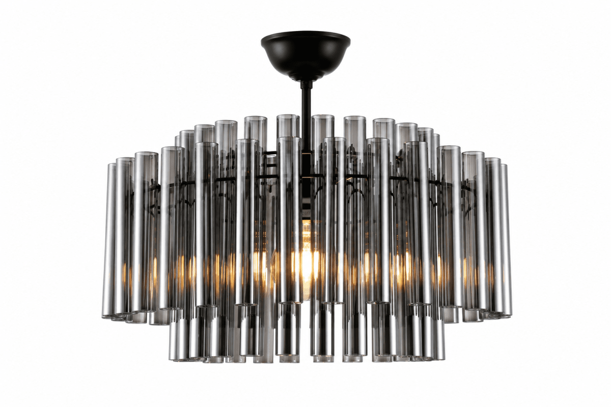 Lancaster Ø54 Røykfarget Taklampe Fra Lampan - Lancaster taklampe kombinerer moderne eleganse med et eksklusivt uttrykk.