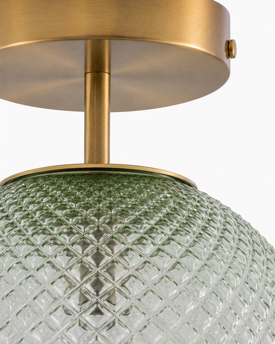 Korridor Ø25 Grønn plafond Fra Lampan - Korridor passer like godt i gangen og soverommet som i stuen og blir en dekorativ detalj selv n&aring;r den er slukket.