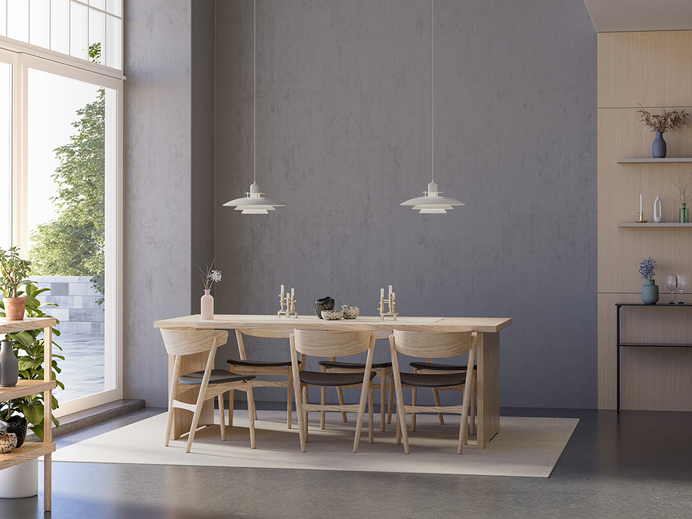 Primus I Ø43 Matt hvit Taklampe Fra Belid - Primus er en av Belids mest populære kjøkkenpenner.