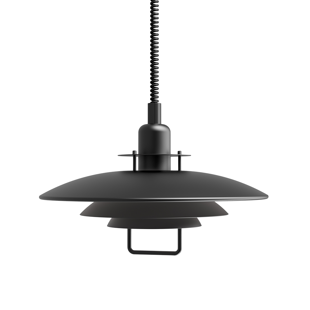 Primus II Ø43 Svart Taklampe Fra Belid - Designet g&aring;r tilbake til midten av 80-tallet, men gjennom tiden og de ulike trendene som har g&aring;tt, har fargene variert.