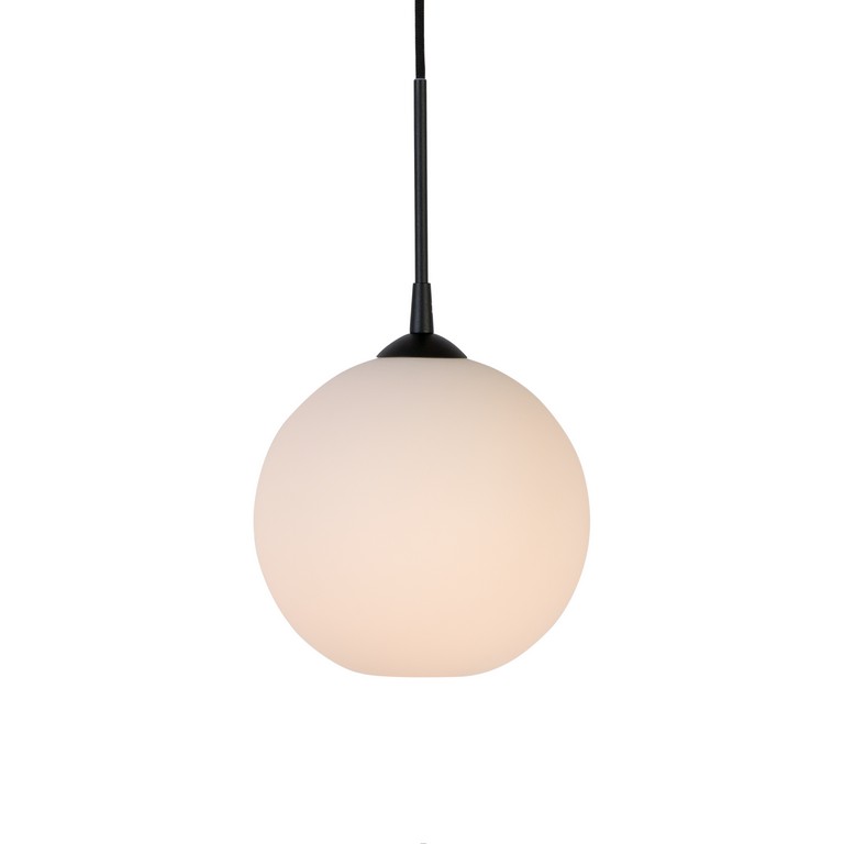 Capo Ø25 Hvit Taklampe Fra Belid - Capo anheng er et klassisk klodeformet anheng med et vakkert opalfarget glass og fine detaljer i metall.