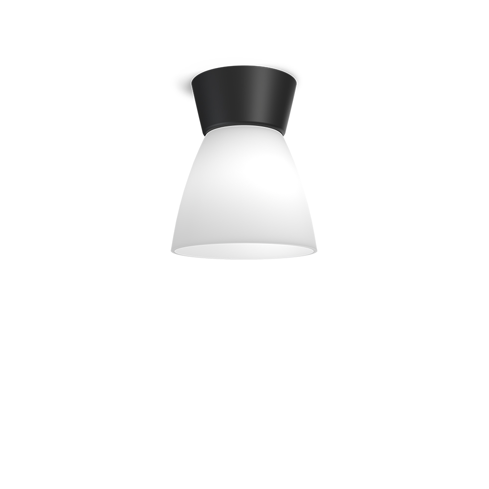 Bizzo Ø17 Matt svart/opal plafond Fra Belid - Godkjent for bad, men passer inn i de fleste rom i hjemmet ditt.