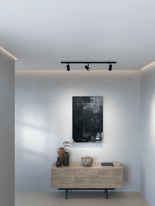 Tyson Sett Svart tekstur Fra Belid - Dette produktet passer perfekt inn i ethvert hjem med sitt stilige design og er utstyrt med GU10-stikkontakter, 3x10W effekt og en dimbar funksjon.