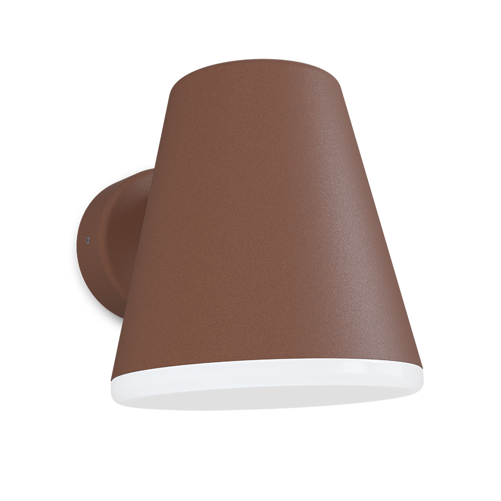 Mist Ruststruktur utendørslampe Fra Belid - At glasskroppen er noe lengre enn skjermen gir en viss spredning av lyset sideveis ogs&aring;; som gir Mist sitt unike uttrykk.
