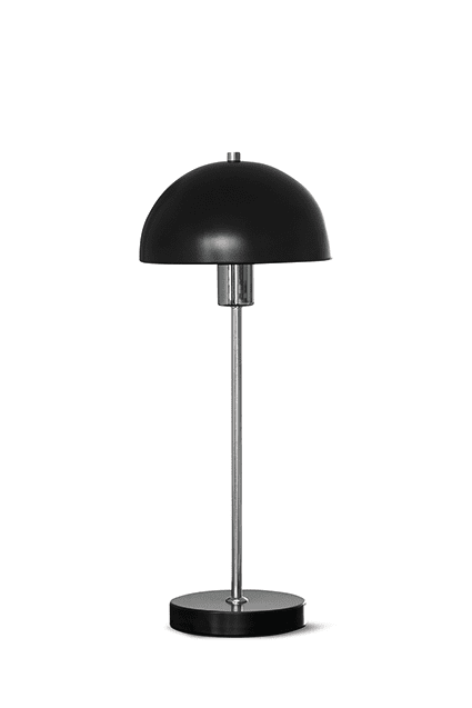Zoom bilde av Vienda 48cm Svart bordlampe Fra Herstal - Vienda bordlampe med sitt klassiske og elegante design, gjør at lampen kan brukes i hjemmet i mange år.