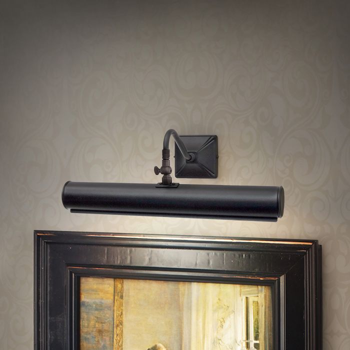 Picture 36cm Svart Fra Elstead Lighting - En enkel serie stilige og elegante bildelys i svart finish.