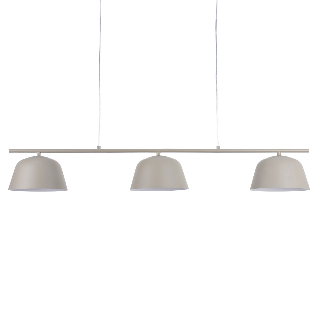 Pop 125cm Beige Taklampe Fra Nordic Lighting - Pop er en stilig taklampe i metall med en myk, beige finish som gir et rolig og moderne inntrykk.