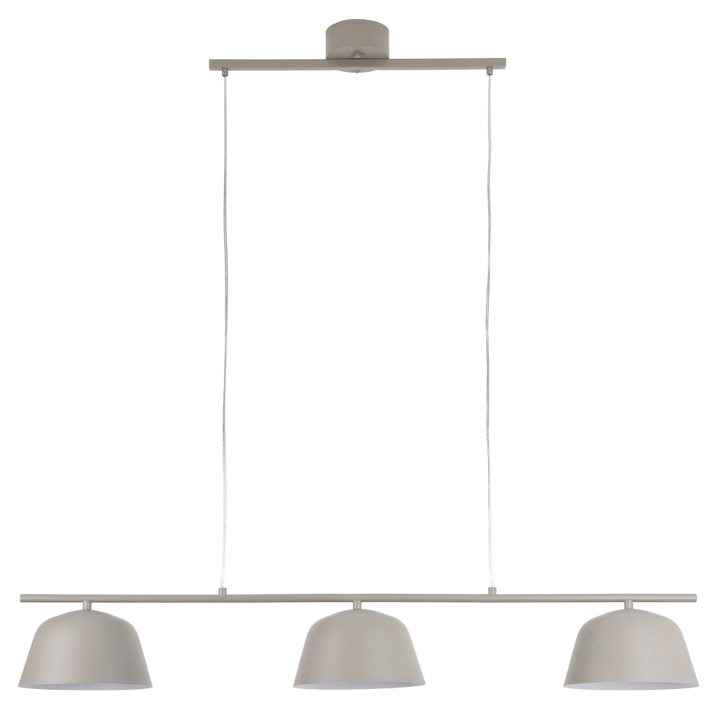 Pop 125cm Beige Taklampe Fra Nordic Lighting - Pop er en stilig taklampe i metall med en myk, beige finish som gir et rolig og moderne inntrykk.