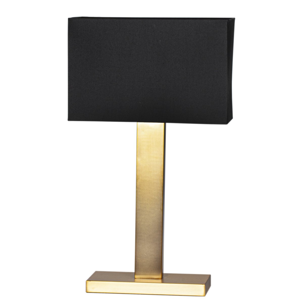 Prime 70cm Antikk messing bordlampe Fra By Rydéns - Utforsk mulighetene til Prime bordlampen i metall- og stoffskjerm, og la dens elegante design og varme belysning lysne opp det store vinduet ditt og skape en innbydende atmosf&aelig;re i hjemmet ditt.