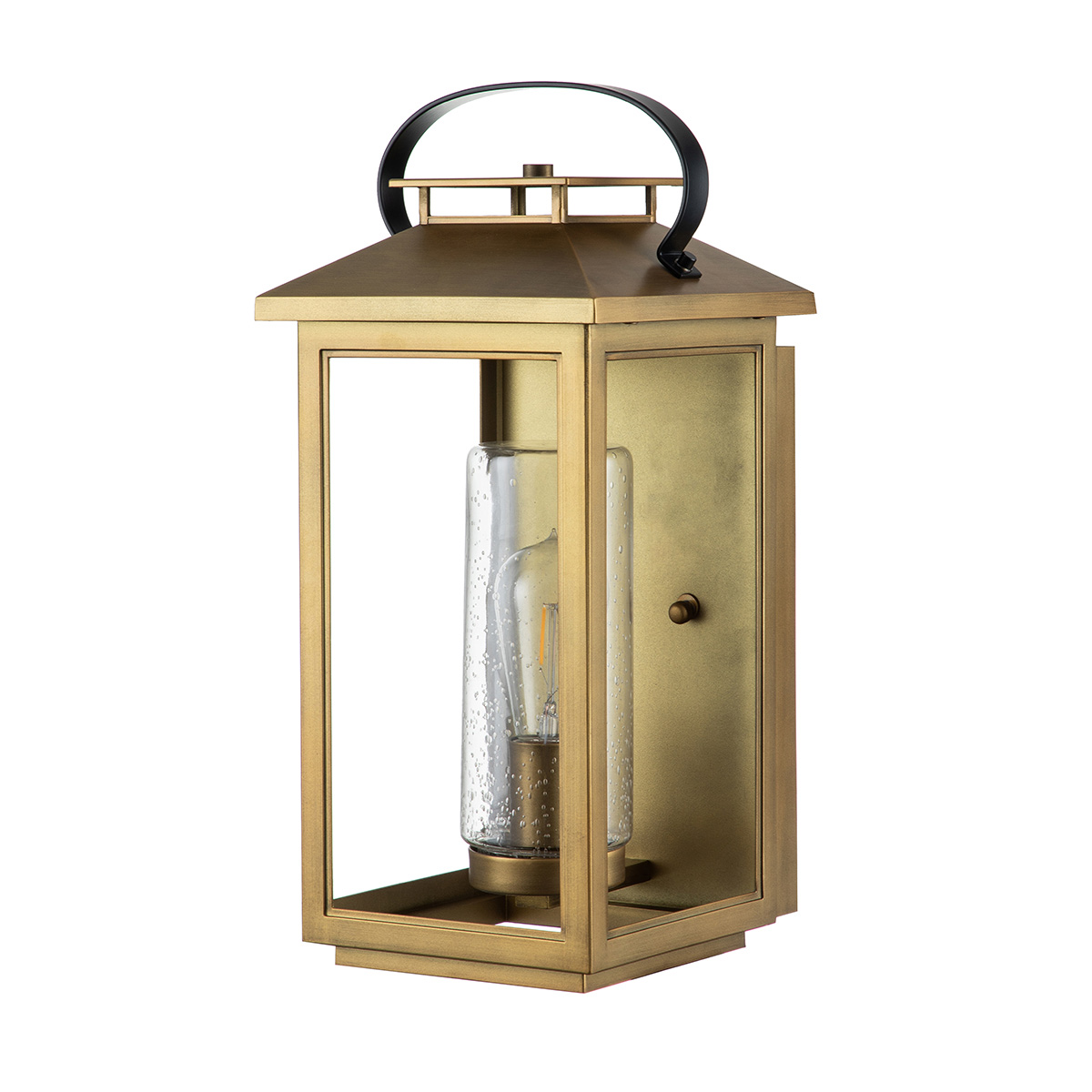 Atwater 45cm Messing utendørslampe Fra Elstead Lighting - Med IP44-klassning &auml;r Atwater skyddad mot fukt och v&auml;derp&aring;verkan, vilket g&ouml;r den till en elegant och l&aring;ngvarig l&ouml;sning f&ouml;r entr&eacute;er, uteplatser och tr&auml;dg&aring;rdsmilj&ouml;er.