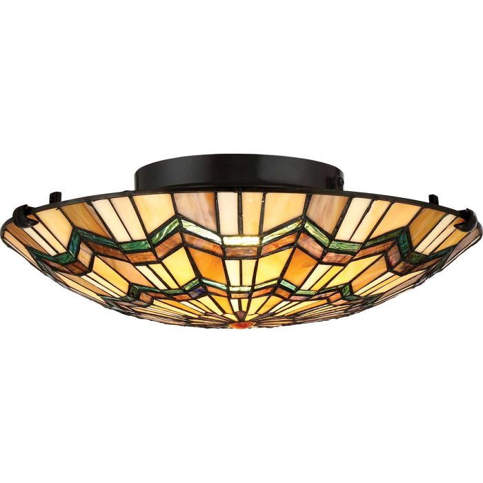 Alscott Ø42 Flerfarget Fra Elstead Lighting - Den klassiske lampefoten er elegant utformet i en bronsefinish, som forsterker den tidløse og håndverksmessige følelsen av designet.