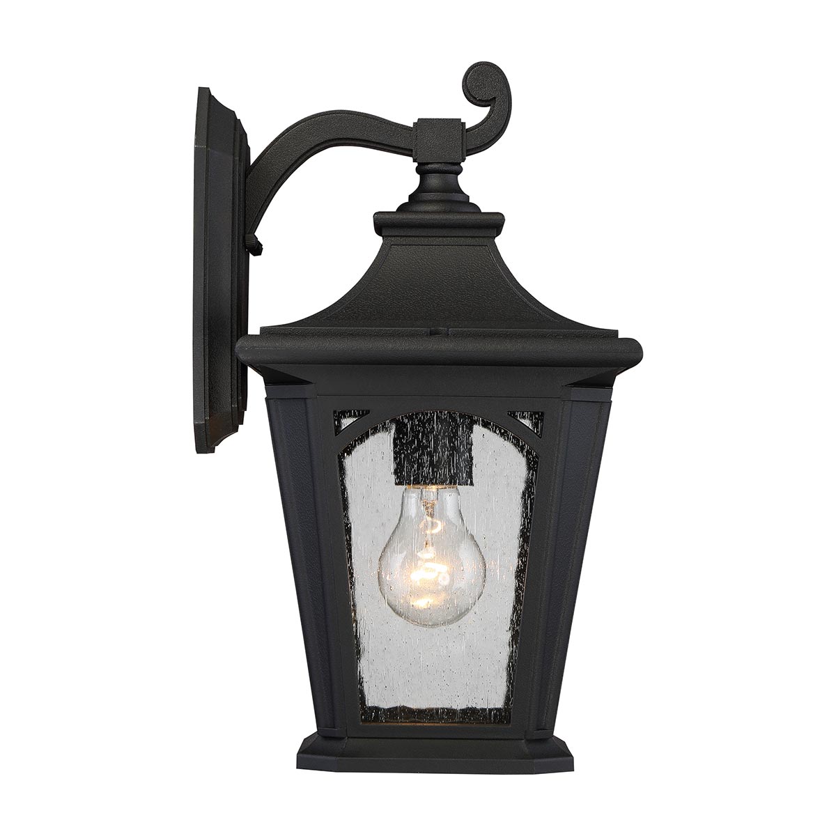 Bedford Svart utendørslampe Fra Elstead Lighting - Bedford-lampen er laget av et komposittmateriale og er bygget for å tåle ekstreme temperaturer, både høye og lave.