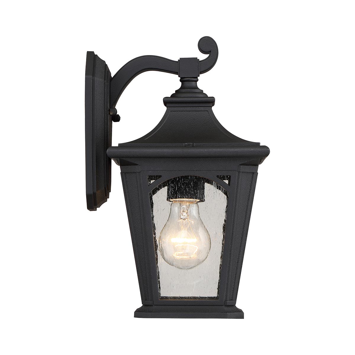 Bedford Svart utendørslampe Fra Elstead Lighting - Bedford-lampen er laget av et komposittmateriale og er bygget for å tåle ekstreme temperaturer, både høye og lave.