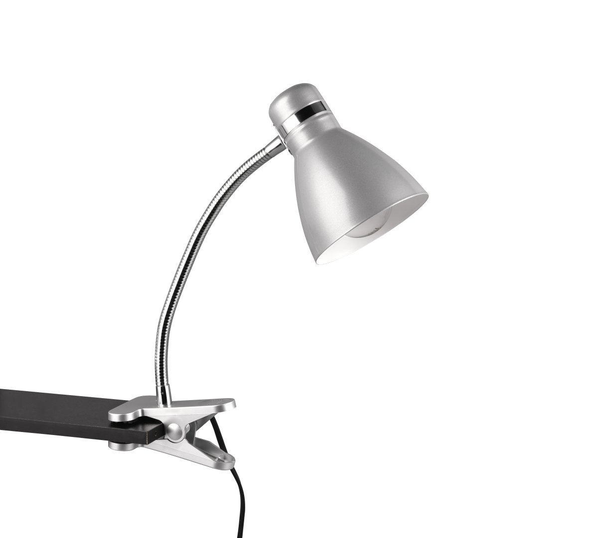 Harvey Grå klemmelampe Fra Trio Lighting - Armaturet i titanfarge kan enkelt kombineres med ulike interiør- og fargekonsepter og passer godt inn i ditt interiør.