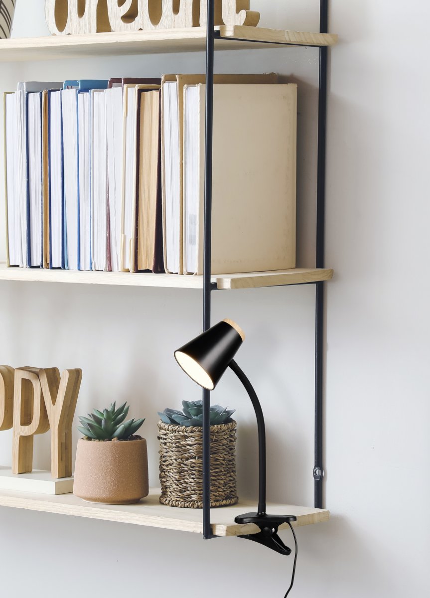 Pongo Svart klemmelampe Fra Trio Lighting - 