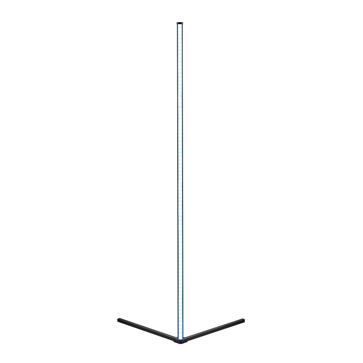 Level Svart gulvlampe Fra Trio Lighting - Dynamic Light-funksjonen skaper en magisk atmosf&aelig;re med forh&aring;ndsprogrammerte lysscenarier i b&aring;de flerfarget og monokrom belysning.