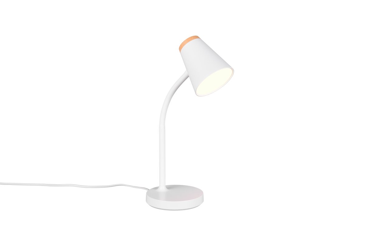 Pongo 36cm Hvit skrivebordslampe Fra Trio Lighting - 